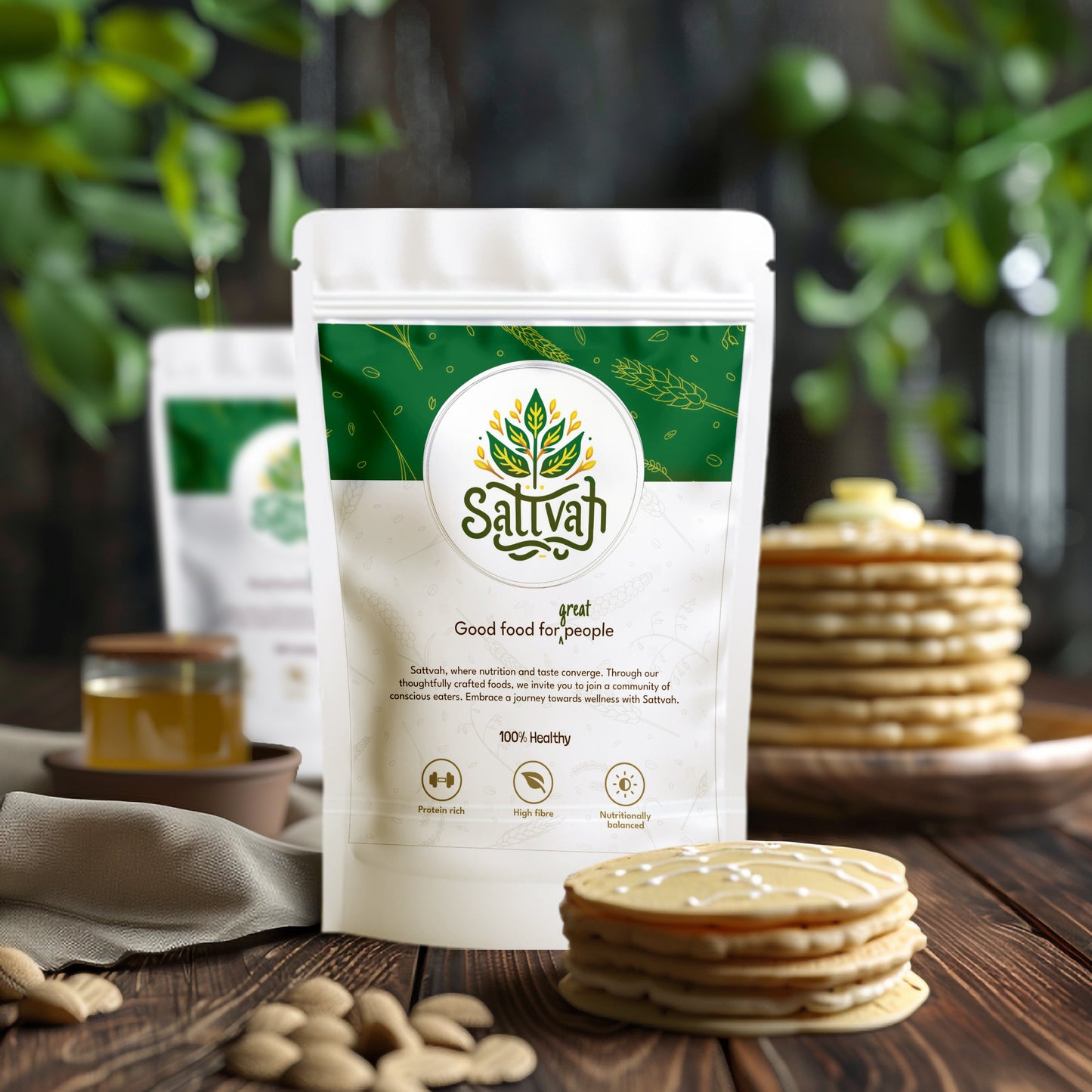 Millet Vanilla Pancake